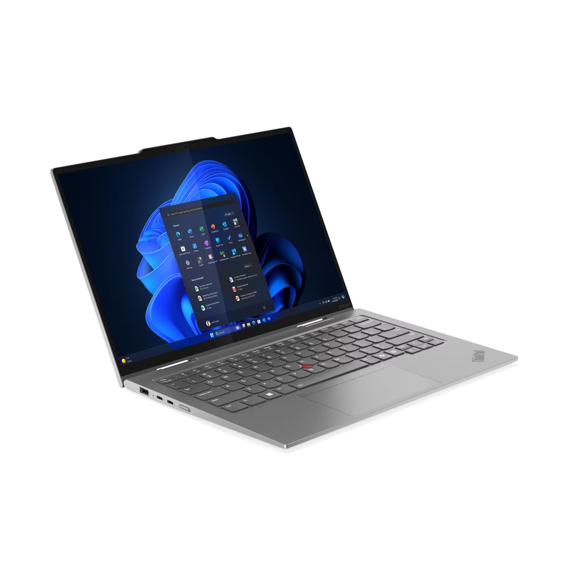 Lenovo | ThinkPad X1 2-in-1 G10 Aura Edition | Grey | 14 " | IPS | Touchscreen | WUXGA | 1920 x 1200 pixels | Anti-glare | Intel Core Ultra 7 | 258V | 32 GB | Soldered LPDDR5x | Solid-state drive capacity 1000 GB | Intel Arc Graphics 140V | Windows 11 Pro