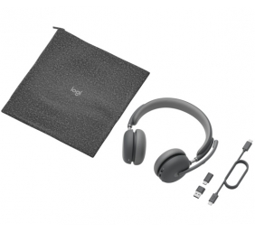 Logitech Zone Wireless 2 UC Belaidės ausinės, USB-C, USB-C Bluetooth receiver, Graphite