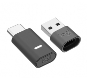Logitech Zone Wireless 2 UC Belaidės ausinės, USB-C, USB-C Bluetooth receiver, Graphite