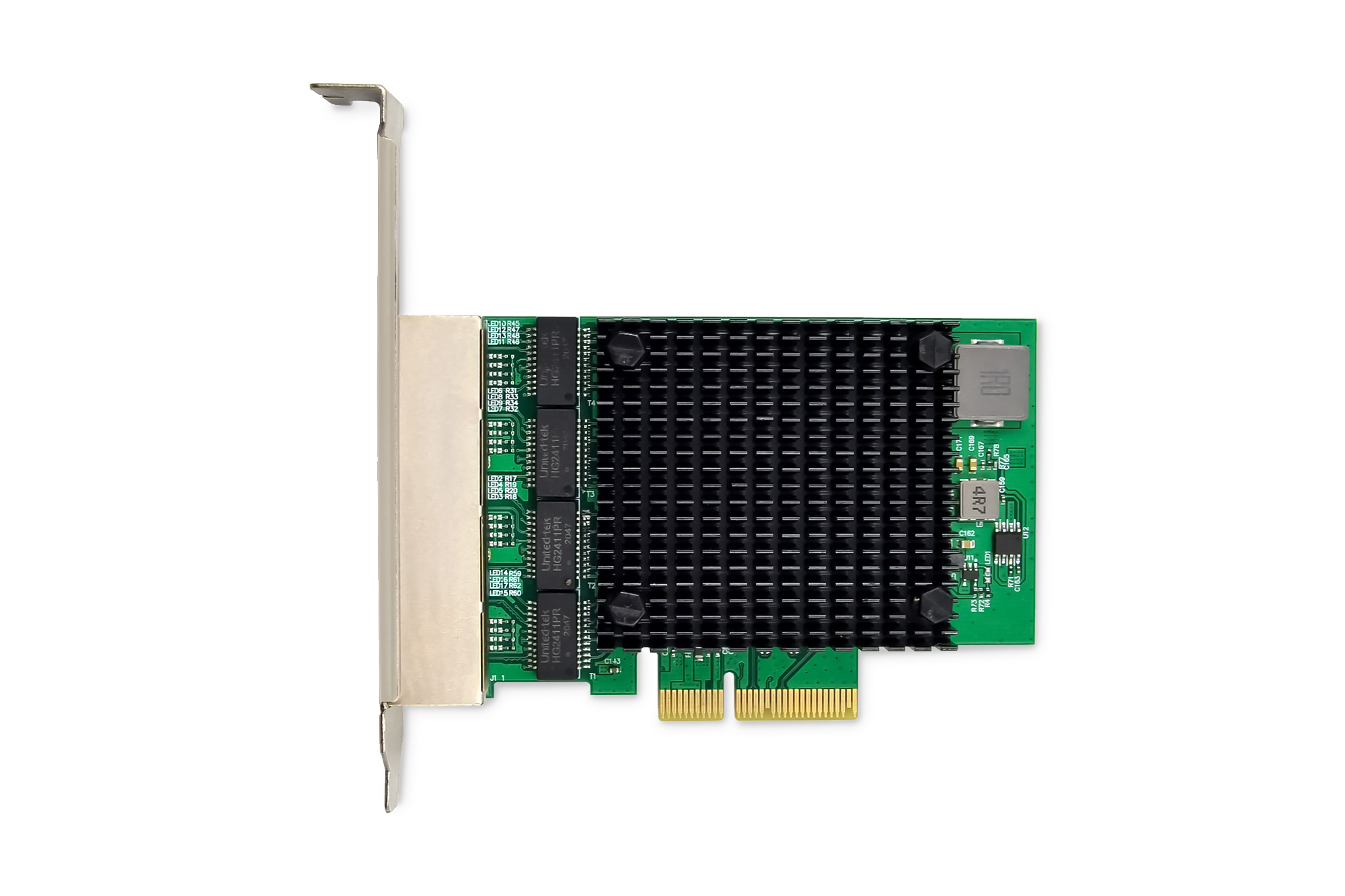 Digitus DN-10136 4-Port RJ45 RTL8125B, 2.5 GBits Server NIC