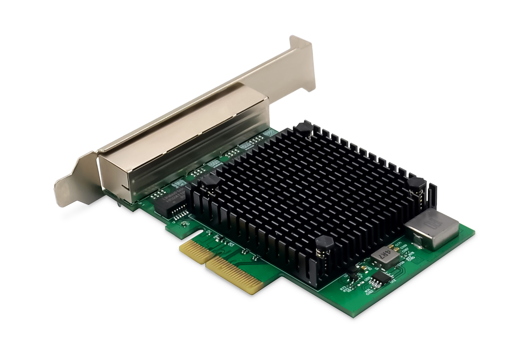 Digitus DN-10136 4-Port RJ45 RTL8125B, 2.5 GBits Server NIC