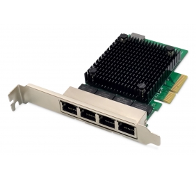 Digitus DN-10136 4-Port RJ45 RTL8125B, 2.5 GBits Server NIC