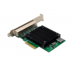Digitus DN-10136 4-Port RJ45 RTL8125B, 2.5 GBits Server NIC