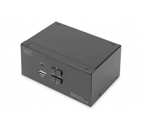 Digitus KVM Switch, 2-Port, Dual Display, 4K, DisplayPort | DS-12862