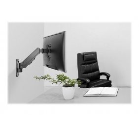 Digitus Wall mount | DA-90396 | Adjustable Height, Rotate, Tilt | 17-32 " | Maximum weight (capacity) 8 kg | Black