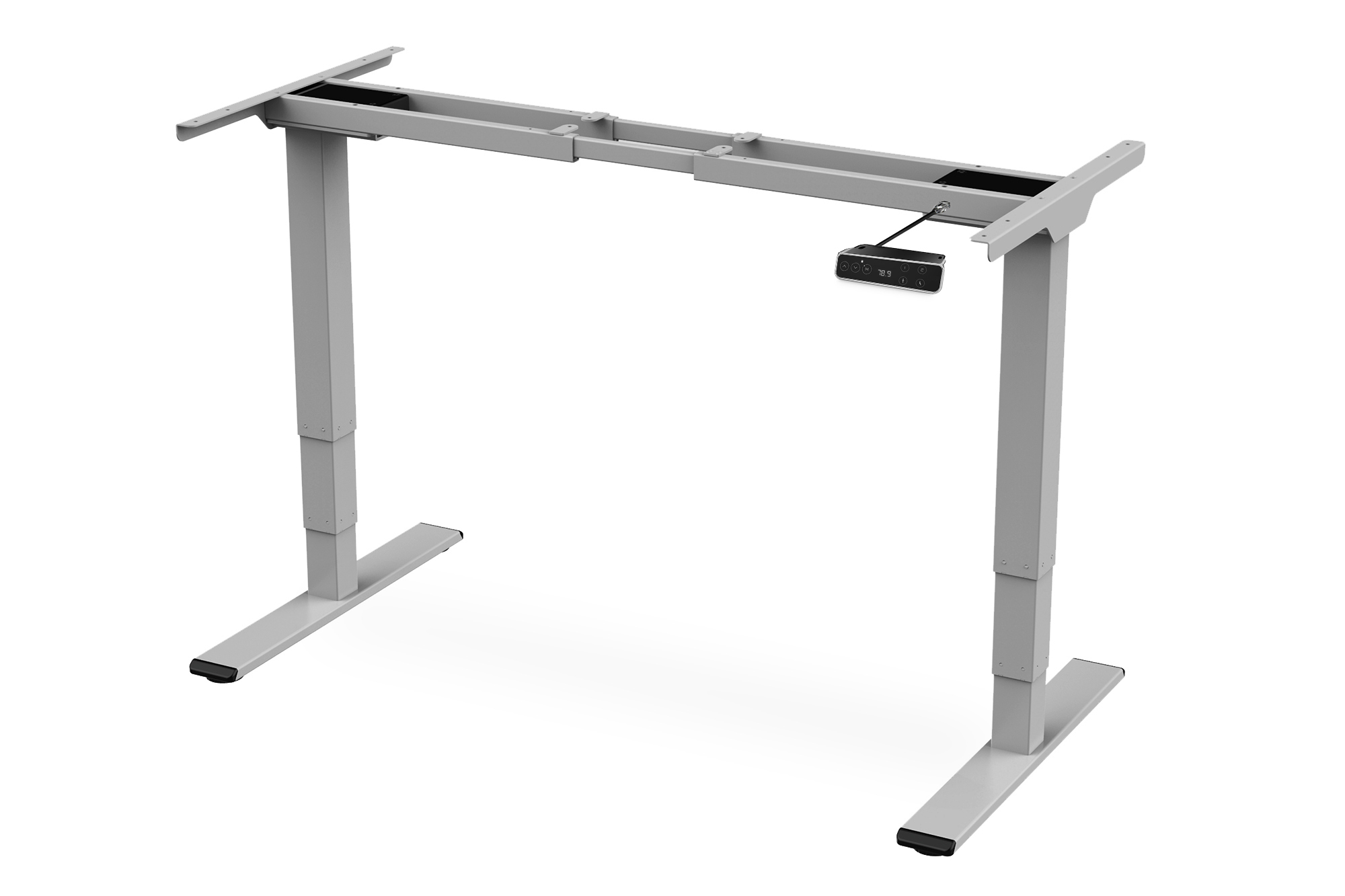 Digitus Floor stand | DA-90435  Electrical Table Frame | Height adjustment | Maximum weight (capacity) 100 kg | Grey
