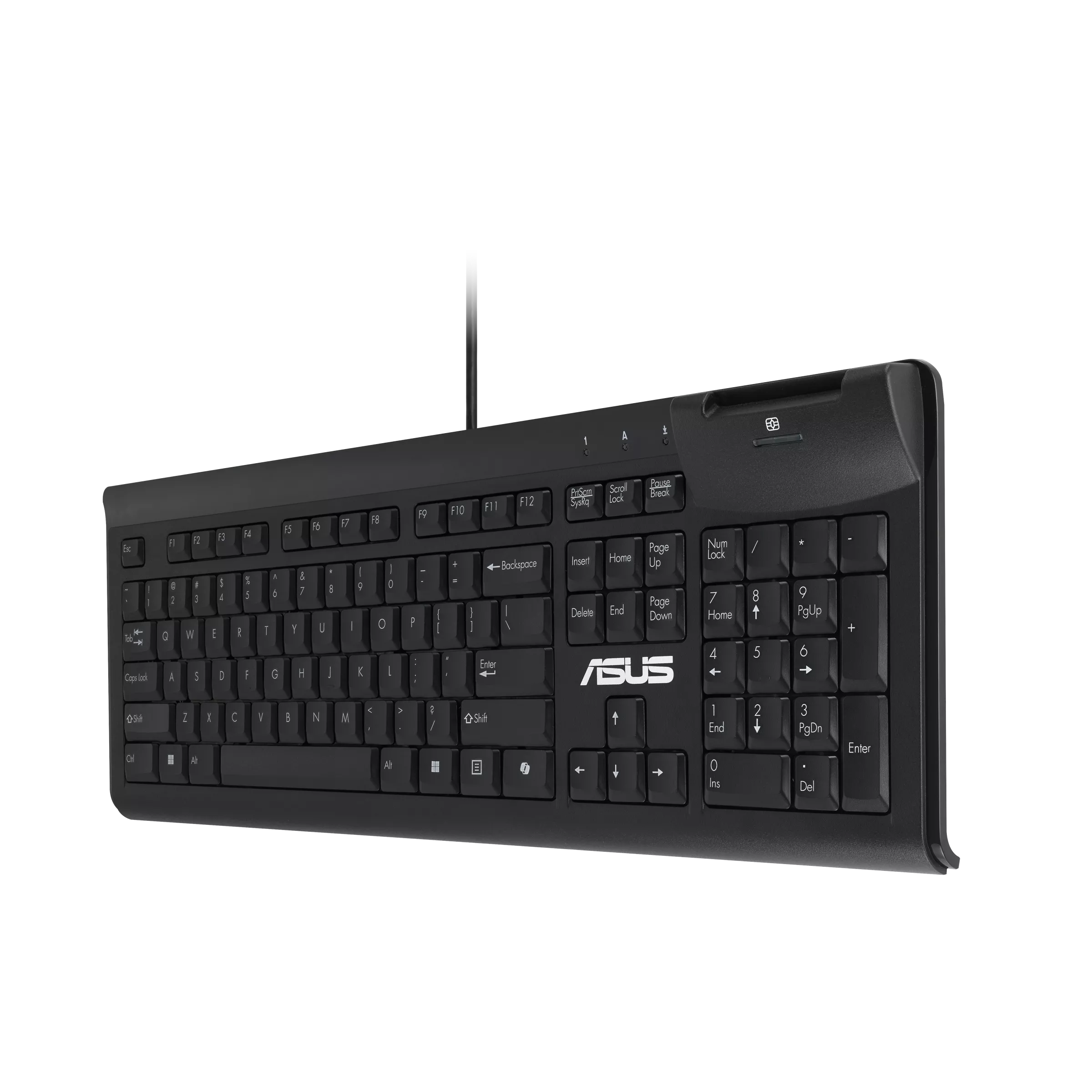 Asus KU100 | Smart Card Keyboard | Wired | US | Black
