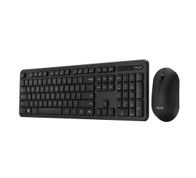 Asus CW100 | Keyboard and Mouse Set | Wireless | Russian | Black | RF 2.4GHz