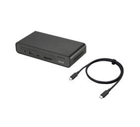 Asus Triple Display USB-C Dock Duo DC301 Duo | 90XB0A5N-BDS010 | Ethernet LAN (RJ-45) ports 1 | DisplayPorts quantity 2 | HDMI ports quantity 1