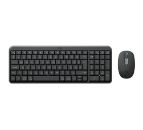 Logitech MK250 Compact Combo Belaidė klaviatūra + Pelė, Bluetooth, US Int, Graphite
