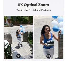 Reolink | 4K PoE IK10 Camera with 5X Optical Zoom | P437 | Dome | 8 MP | 2.7-13.5mm | IP67 | H.265 | Micro SD, Max. 256 GB