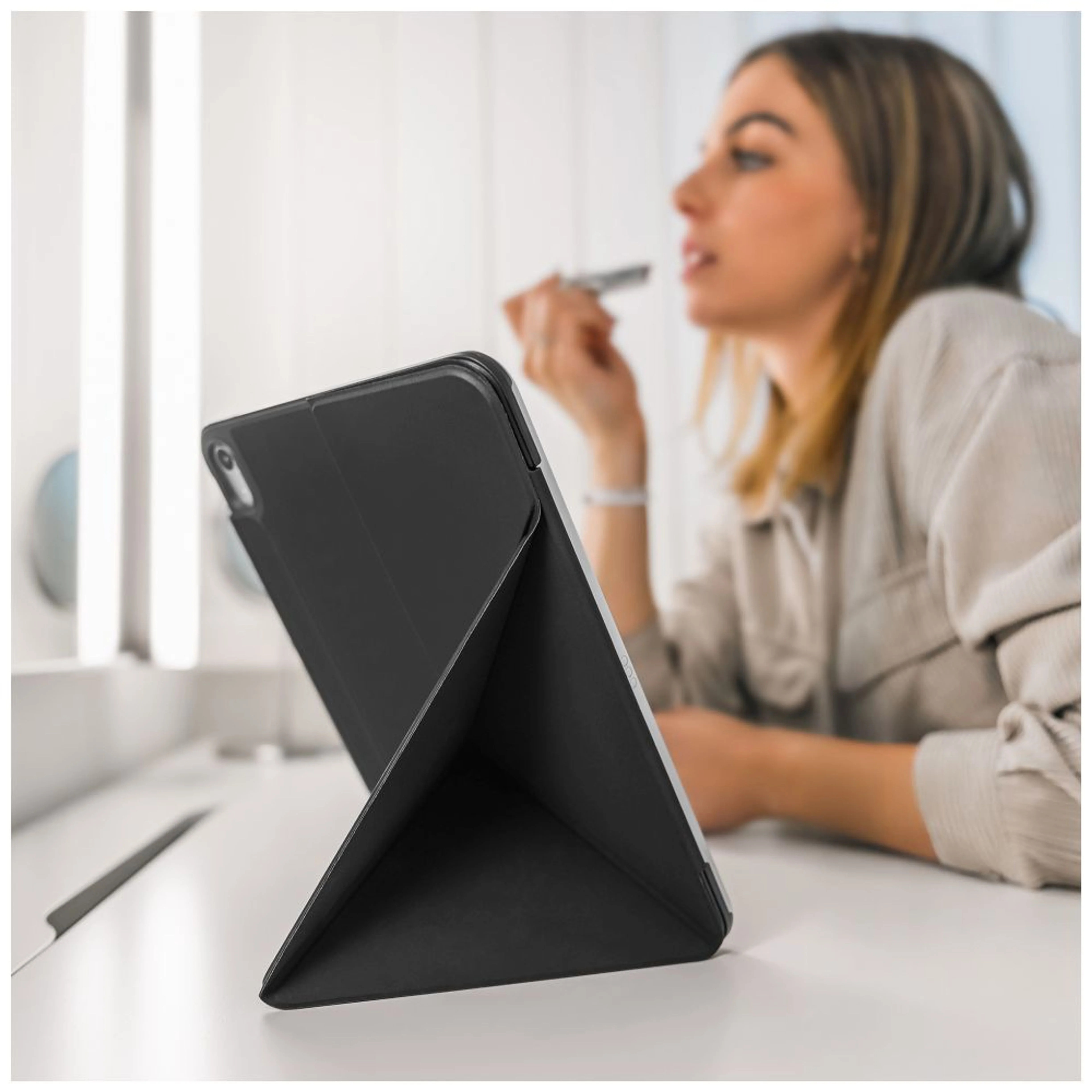 Fixed | Trinity Case | 10.9-11 " | Cover | Apple iPad 10.9" (2022)/iPad 11" (2025) | Black