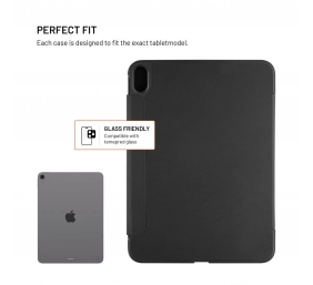Fixed | Trinity Case | 10.9-11 " | Cover | Apple iPad 10.9" (2022)/iPad 11" (2025) | Black