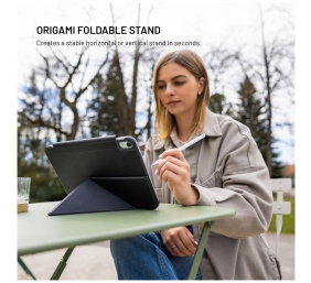 Fixed | Trinity Case | 10.9-11 " | Cover | Apple iPad 10.9" (2022)/iPad 11" (2025) | Black