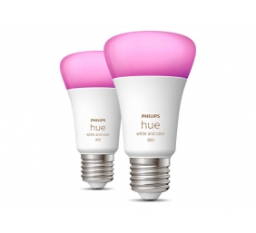 Hue WCA 6.5W A60 E27, 2pcs pack | E27 | 6.5 W | RGBW 2000-6500K | Bluetooth and Zigbee