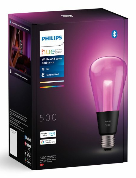Philips Hue WCA Lightguide ST72 | E27 | 6.8 W | White and colour light