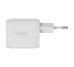 Belkin Dual USB-C GaN Wall Charger with PPS 45W | WCH011vfWH