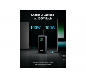 Anker Soundcore Power Bank, 200 W | Prime | 20000 mAh | Black
