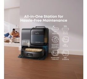 Anker Eufy Robot Vacuum Cleaner | Omni E28 | Wet&Dry | Dust capacity 3 L | 20000 Pa | Black