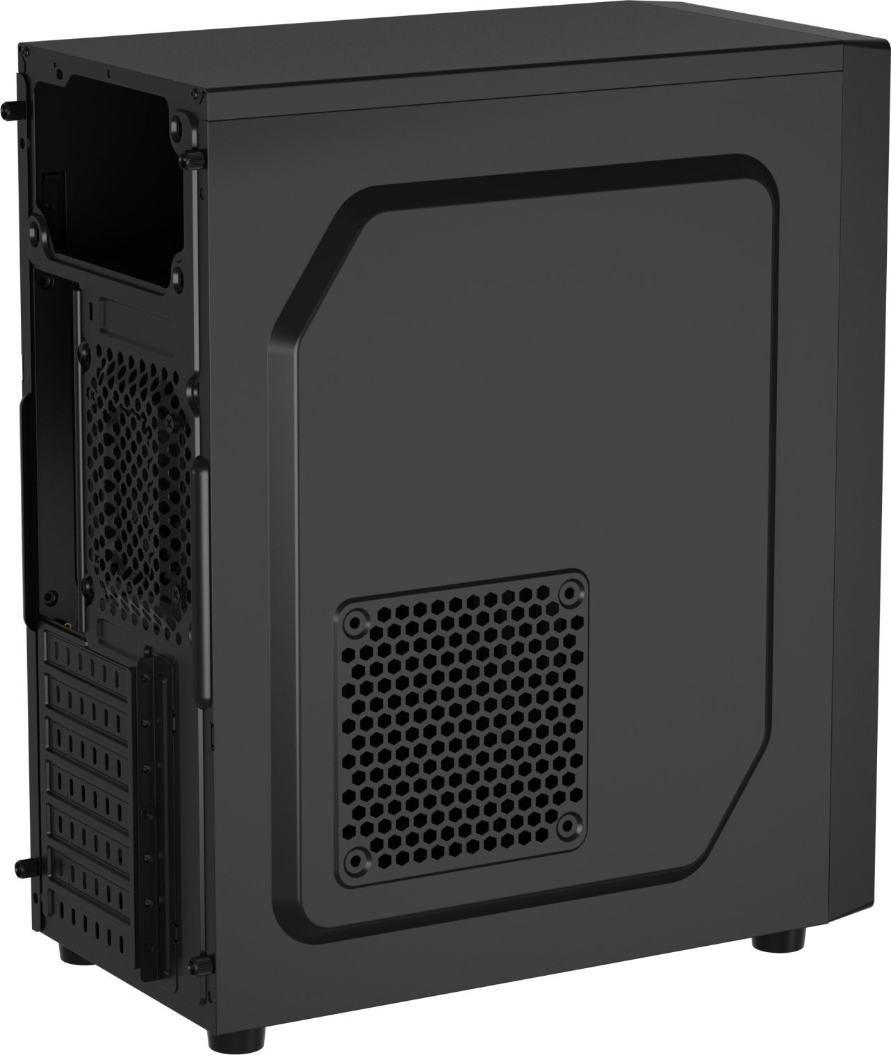 Genesis PC Case | Natec Aracanta | Black | Midi Tower | Power supply included No