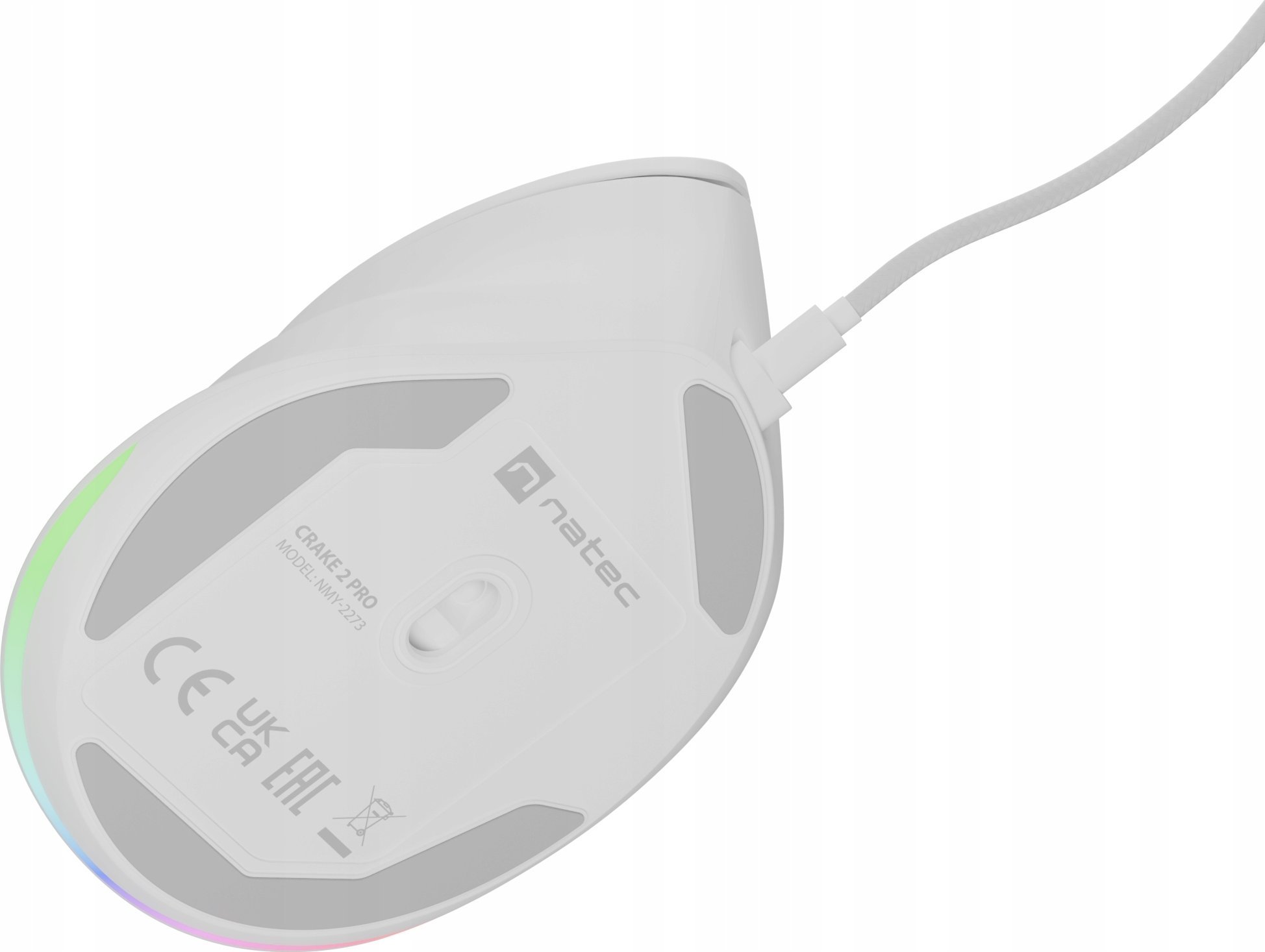 Genesis Mouse | Natec Crake 2 Pro | Wired | White