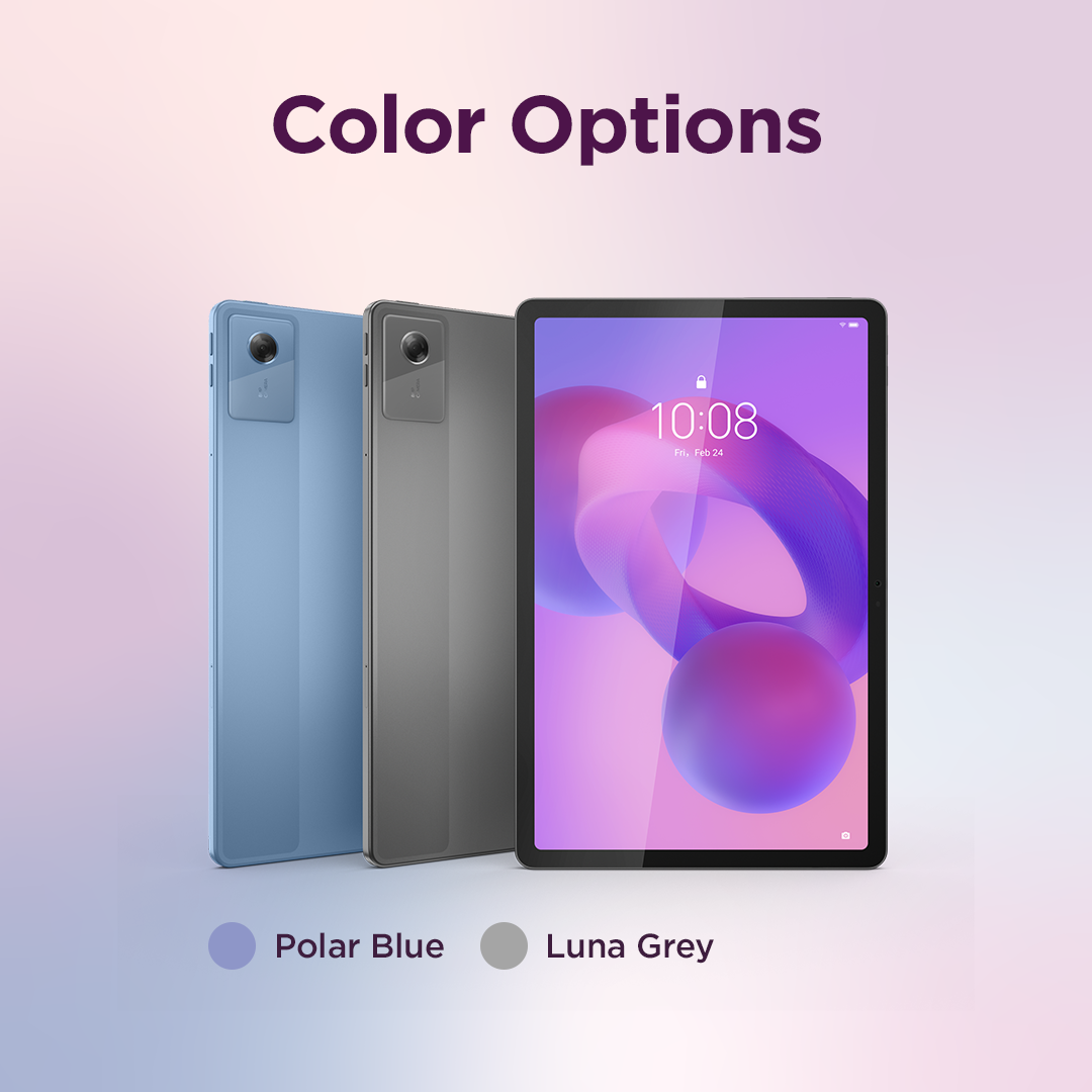 Lenovo Idea Tab 5G LTE (w/o power adapter) | ZAFM0112SE | 11 " | Luna Grey | IPS | 2560 x 1600 pixels | MediaTek | Dimensity 6300 | 8 GB | Soldered LPDDR4x | 128 GB | 5G | Wi-Fi | Front camera | 5 MP | Rear camera | 8 MP | Bluetooth | 5.2 | Android | 15 (
