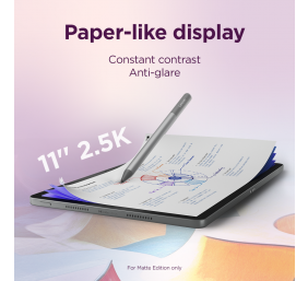 Lenovo Idea Tab 5G LTE (w/o power adapter) | ZAFM0112SE | 11 " | Luna Grey | IPS | 2560 x 1600 pixels | MediaTek | Dimensity 6300 | 8 GB | Soldered LPDDR4x | 128 GB | 5G | Wi-Fi | Front camera | 5 MP | Rear camera | 8 MP | Bluetooth | 5.2 | Android | 15 (