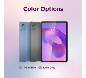 Lenovo Idea Tab 5G LTE (w/o power adapter) | ZAFM0112SE | 11 " | Luna Grey | IPS | 2560 x 1600 pixels | MediaTek | Dimensity 6300 | 8 GB | Soldered LPDDR4x | 128 GB | 5G | Wi-Fi | Front camera | 5 MP | Rear camera | 8 MP | Bluetooth | 5.2 | Android | 15 (