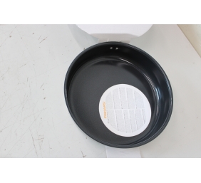 SALE OUT. PAN SAUTE FF 26CM CER COAT W LID 1072314 | Fiskars CHIPPED ENAMEL, SCRATCHED