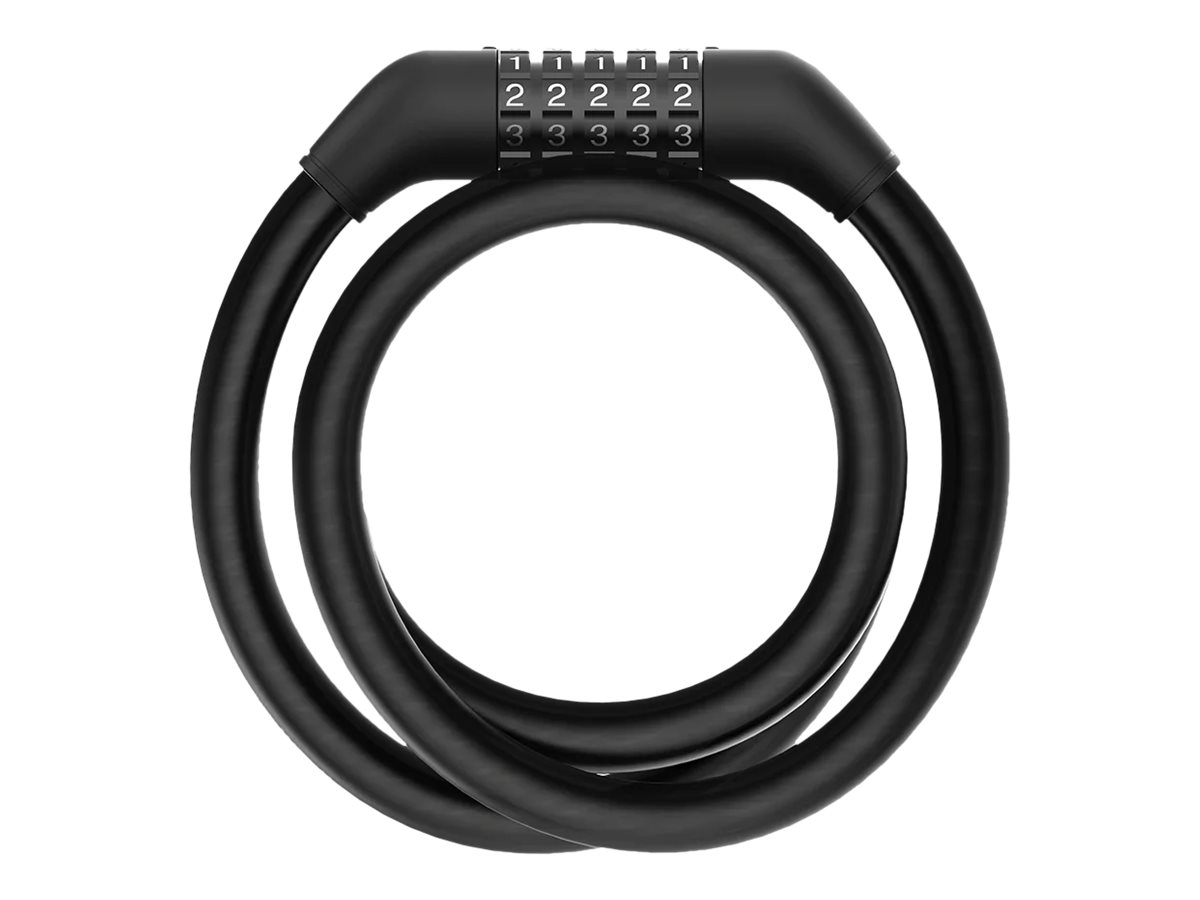 Electric Scooter Cable Lock | Black | Steel cable, ABS, zinc alloy