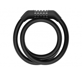 Electric Scooter Cable Lock | Black | Steel cable, ABS, zinc alloy