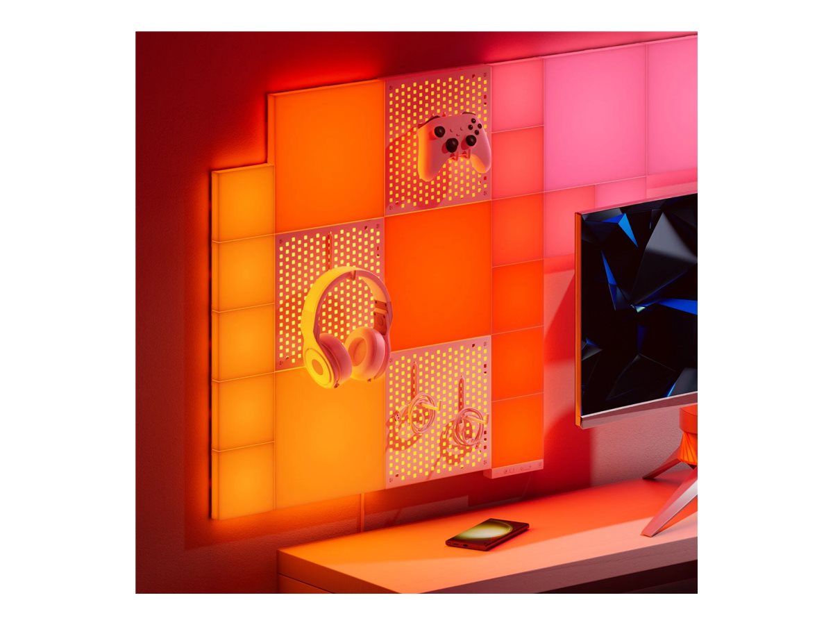 Nanoleaf Blocks Small Squares Add-On Kit (4 Panels)|16M+ colours