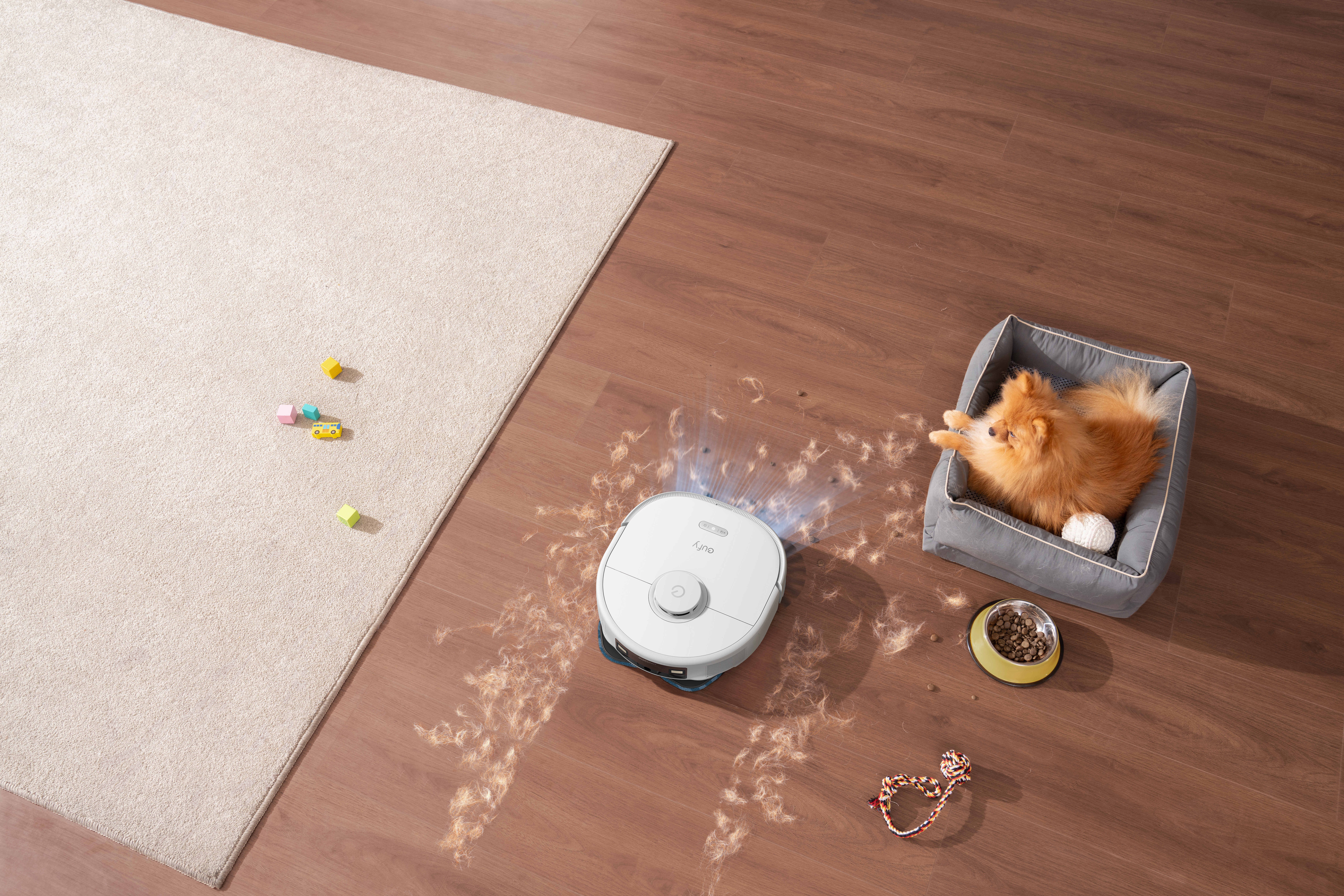 Anker Eufy | Robot Vacuum Cleaner | X10 Pro Omni | Wet&Dry | 5200 mAh | Dust capacity 2.5 L | 8000 Pa | White