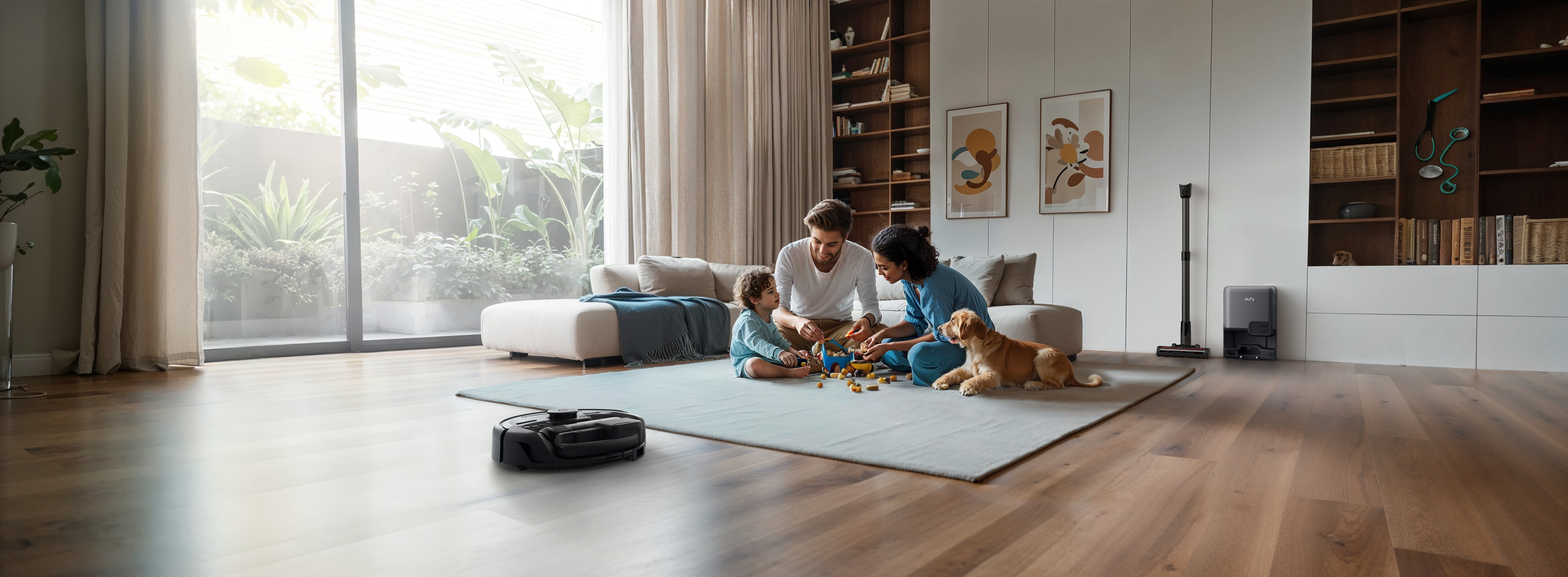 Anker Eufy Robot Vacuum Cleaner 3-IN-1 E20 | Dry | Operating time (max) 180 min | Dust capacity 0.35 L | 30000 Pa | Black