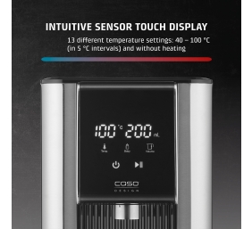 Caso Turbo hot water dispenser | HW 620 | Water Dispenser | 2600 W | 2.5 L | Plastic/Stainless Steel | Black/Stainless Steel