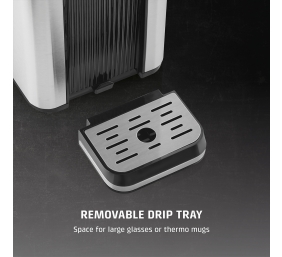 Caso Turbo hot water dispenser | HW 620 | Water Dispenser | 2600 W | 2.5 L | Plastic/Stainless Steel | Black/Stainless Steel