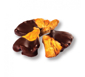 Tropicks Džiovinti ananasai su juoduoju šokoladu 100 g