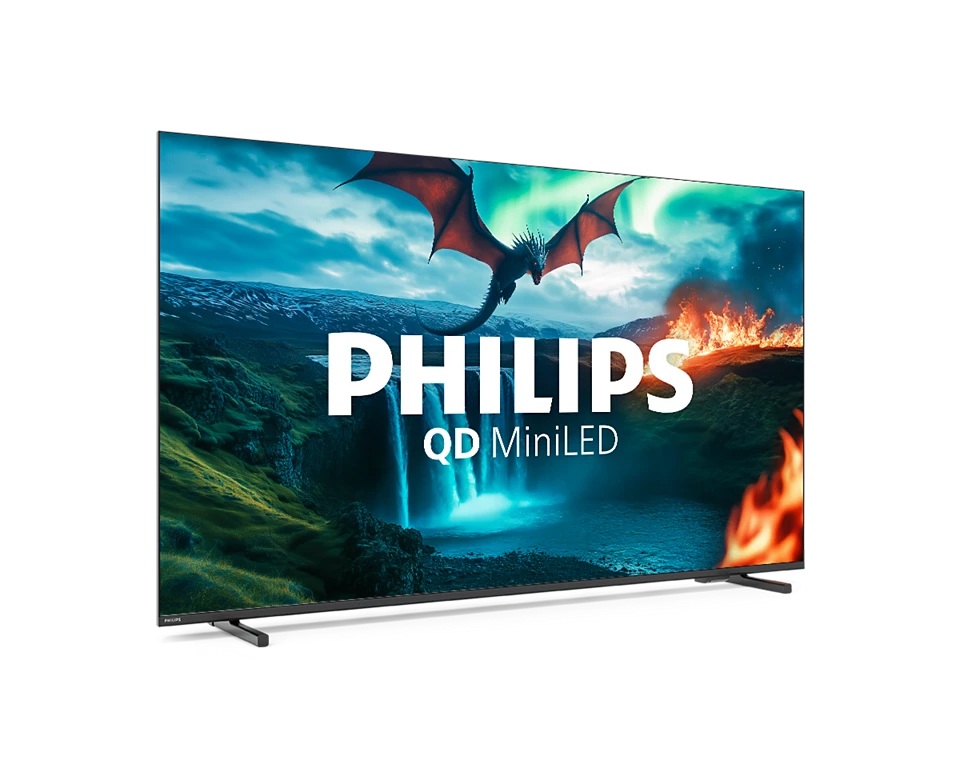 Philips QD MiniLED 4K TV | 55MLED820/12 | 55 | Smart TV | TITAN OS | Black