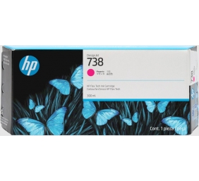 HP 738 (676M7A) Rašalinė kasetė, Purpurinė