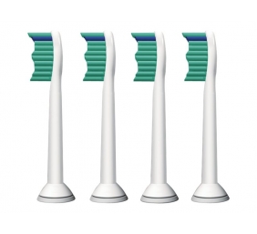 Philips | Toothbrush Heads | HX6014/07 Standard Sonic | Heads | For adults and children | Number of brush heads included 4 | Sonic technology | White