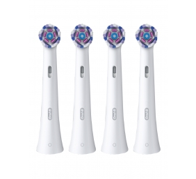 Oral-B | Toothbrush replacement | iO Radiant White | Heads | For adults | Number of brush heads included 4 | Number of teeth brushing modes Does not apply | White