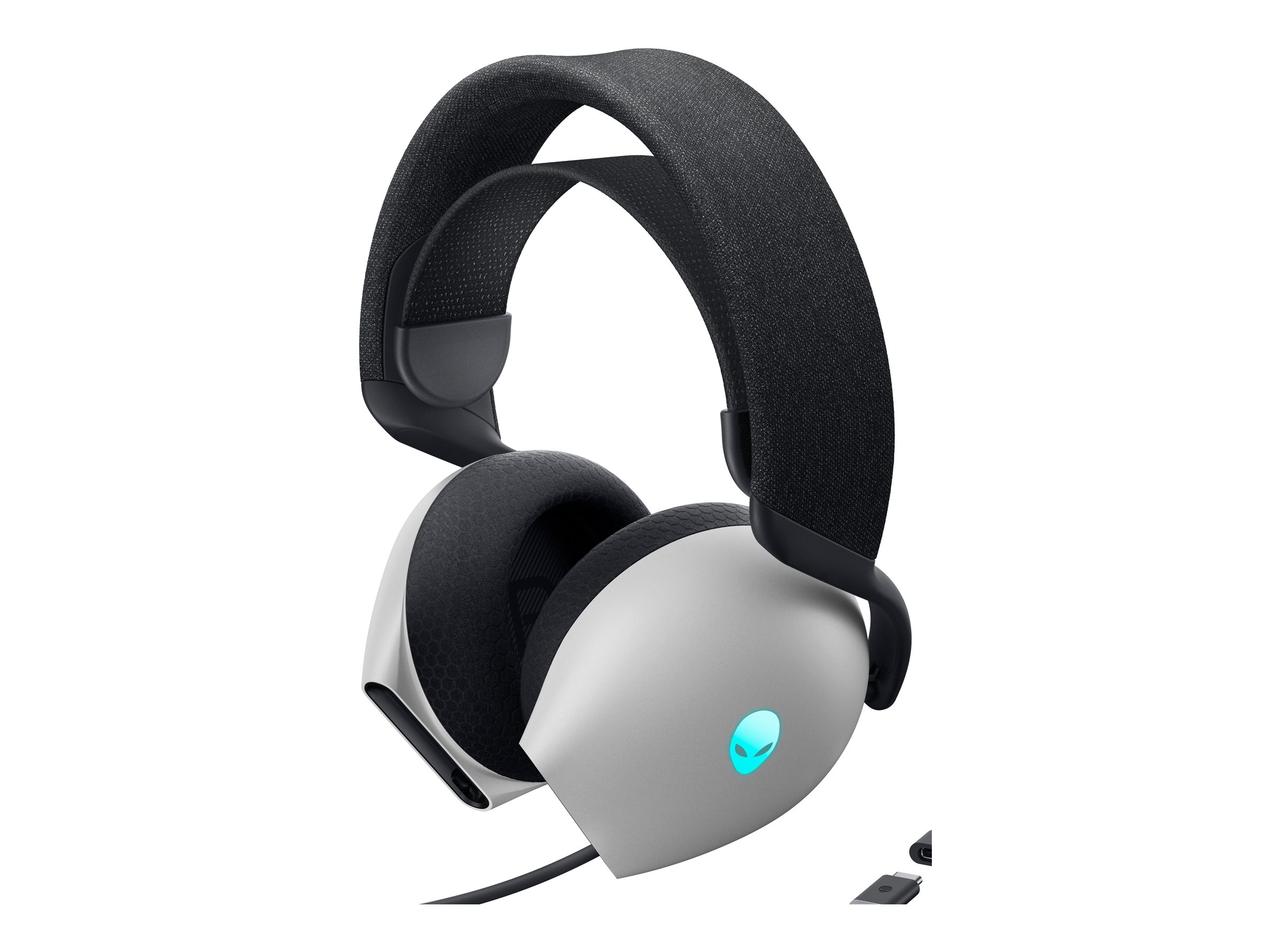 Dell Gaming Headset | Alienware Tri Mode AW725H | Bluetooth | Over-Ear | Microphone | Noise canceling | Wireless | Lunar Light