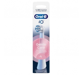 Oral-B | Replaceable toothbrush heads | iO Gentle Care | Heads | For adults | Number of brush heads included 4 | Number of teeth brushing modes Does not apply | White