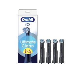 Oral-B | Replaceable toothbrush heads | iO UltimateClean | Heads | For adults | Number of brush heads included 4 | Black
