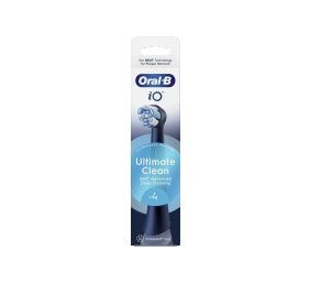 Oral-B | Replaceable toothbrush heads | iO UltimateClean | Heads | For adults | Number of brush heads included 4 | Black