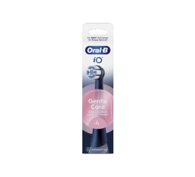 Oral-B | Replaceable toothbrush heads | iO GentleCare | Heads | For adults | Number of brush heads included 4 | Black