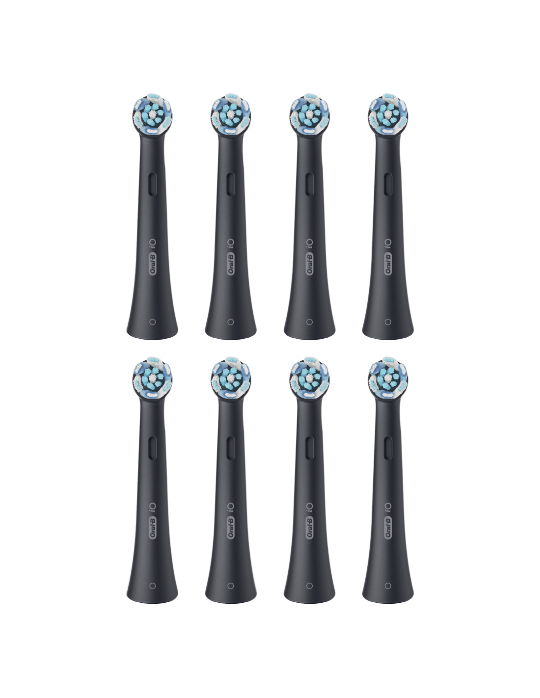 Oral-B | Replaceable toothbrush heads | iO UltimateClean | Heads | For adults | Number of brush heads included 8 | Black