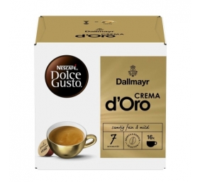 Nescafe Dolce Gusto Dallmayr CREMA d'Oro kava, 16 kapsulių dėžutėje