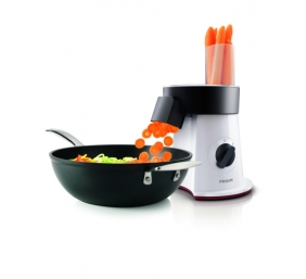 Philips Viva Collection SaladMaker HR1388/80 Daržovių pjaustyklė, 200 W, Balta/Juoda
