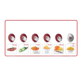 Philips Viva Collection SaladMaker HR1388/80 Daržovių pjaustyklė, 200 W, Balta/Juoda